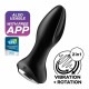 Анальна смарт вібропробка із перлинним масажем Satisfyer Rotator Plug 2+ Black Анальна смарт вібропробка із перлинним масажем Satisfyer Rotator Plug 2+ Black