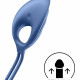 Ерекційне віброкільце-ласо Satisfyer Swordsman Blue, міцна фіксація, 10 режимів, потужний мотор Ерекційне віброкільце-ласо Satisfyer Swordsman Blue, міцна фіксація, 10 режимів, потужний мотор