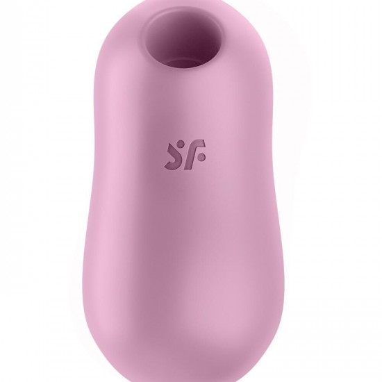 Вакуумний стимулятор із вібрацією Satisfyer Cotton Candy Lilac Вакуумний стимулятор із вібрацією Satisfyer Cotton Candy Lilac