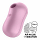 Вакуумний стимулятор із вібрацією Satisfyer Cotton Candy Lilac Вакуумний стимулятор із вібрацією Satisfyer Cotton Candy Lilac