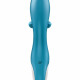 Вібратор-кролик із потрійним відростком Satisfyer Embrace me Turquoise, 2 мотори, діаметр 3,6 см Вібратор-кролик із потрійним відростком Satisfyer Embrace me Turquoise, 2 мотори, діаметр 3,6 см
