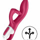 Вібратор-кролик із потрійним відростком Satisfyer Embrace me Berry, 2 мотори, діаметр 3,6 см Вібратор-кролик із потрійним відростком Satisfyer Embrace me Berry, 2 мотори, діаметр 3,6 см