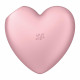 Вакуумний стимулятор-серце з вібрацією Satisfyer Cutie Heart Light Red Вакуумний стимулятор-серце з вібрацією Satisfyer Cutie Heart Light Red