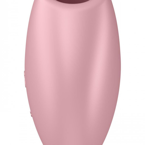 Вакуумний стимулятор-серце з вібрацією Satisfyer Cutie Heart Light Red Вакуумний стимулятор-серце з вібрацією Satisfyer Cutie Heart Light Red