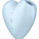 Вакуумний стимулятор-серце з вібрацією Satisfyer Cutie Heart Blue Вакуумний стимулятор-серце з вібрацією Satisfyer Cutie Heart Blue