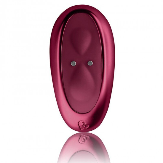 Універсальний sit-on-top вібратор Rocks Off Ruby Glow Blush, пульт ДК Універсальний sit-on-top вібратор Rocks Off Ruby Glow Blush, пульт ДК