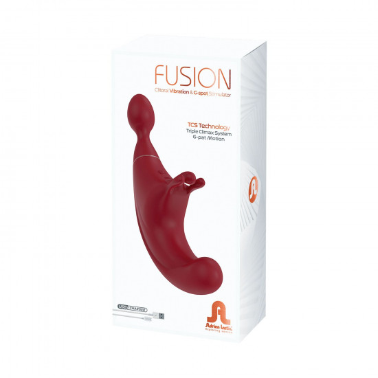 Супервібромасажер 3в1 Adrien Lastic Fusion, вібрації та пульсівний кінчик Супервібромасажер 3в1 Adrien Lastic Fusion, вібрації та пульсівний кінчик