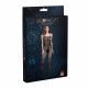 Бодістокінг Moonlight Model 02 XS-L Black, імітація корсета та панчохи на ажурній резинці Бодістокінг Moonlight Model 02 XS-L Black, імітація корсета та панчохи на ажурній резинці