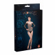 Сітчасте боді зі стразами Moonlight Model 09 XS-L Black, відкриті плечі Сітчасте боді зі стразами Moonlight Model 09 XS-L Black, відкриті плечі