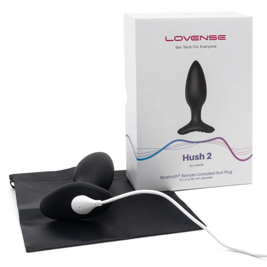 Анальна смарт-вібропробка Lovense Hush 2, розмір S Анальна смарт-вібропробка Lovense Hush 2, розмір S