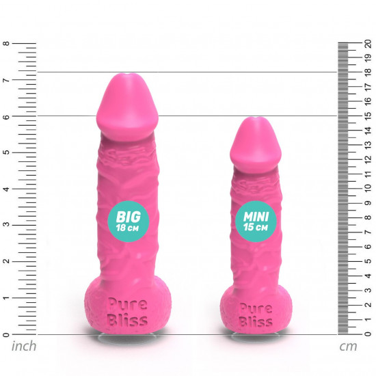 Крафтовое мыло-член с присоской Pure Bliss MINI Pink, натуральное Крафтовое мыло-член с присоской Pure Bliss MINI Pink, натуральное