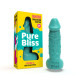 Крафтове мило-член із присоскою Pure Bliss MINI Turquoise, натуральне Крафтове мило-член із присоскою Pure Bliss MINI Turquoise, натуральне
