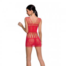Бодістокінг мінісукня з метеликами Passion BS090 One Size red