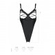 Боді з екошкіри Celine Body black L/XL — Passion: з доступом, відкритий Боді з екошкіри Celine Body black L/XL — Passion: з доступом, відкритий