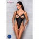 Боді з екошкіри Celine Body black L/XL — Passion: з доступом, відкритий Боді з екошкіри Celine Body black L/XL — Passion: з доступом, відкритий