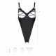 Боді з екошкіри CELINE BODY black XXL/XXXL — Passion: з доступом, відкритий Боді з екошкіри CELINE BODY black XXL/XXXL — Passion: з доступом, відкритий