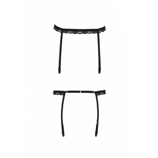 Пояс-стрепи для панчіх Shelly Garter Belt black XXL/XXXL — Passion Exclusive Пояс-стрепи для панчіх Shelly Garter Belt black XXL/XXXL — Passion Exclusive