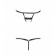 Трусики стрепи Shelly Thong black XXL/XXXL — Passion Exclusive Трусики стрепи Shelly Thong black XXL/XXXL — Passion Exclusive