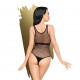 Боді Penthouse Enjoy The Moment XL Black, велика сітка, щільна вставка під грудьми Боді Penthouse Enjoy The Moment XL Black, велика сітка, щільна вставка під грудьми