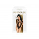 Боді Penthouse Devils Advocate XL Black, виріз на животику, імітація плетіння Боді Penthouse Devils Advocate XL Black, виріз на животику, імітація плетіння