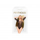 Боді Penthouse Midnight Visit XL Black, глибока горловина, виріз на спині, рукава Боді Penthouse Midnight Visit XL Black, глибока горловина, виріз на спині, рукава