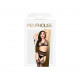 Комплект Penthouse Smoking Gun S/L Black, топ-бюстьє, колготки з доступом, імітація пояса для панчіх Комплект Penthouse Smoking Gun S/L Black, топ-бюстьє, колготки з доступом, імітація пояса для панчіх