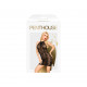 Мінісукня Penthouse Cautious Cat S/L Black, мереживо, вставка в зоні декольте, виріз на спині Мінісукня Penthouse Cautious Cat S/L Black, мереживо, вставка в зоні декольте, виріз на спині