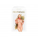 Боді Penthouse Scandalous S/L Red, велика сітка, високий комір, довгі рукави Боді Penthouse Scandalous S/L Red, велика сітка, високий комір, довгі рукави