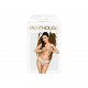 Трусики-бікіні Penthouse Catch Me M/L White, мереживо, вузькі ремінці, вирізи на сідницях, бантик Трусики-бікіні Penthouse Catch Me M/L White, мереживо, вузькі ремінці, вирізи на сідницях, бантик