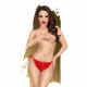 Трусики-сліпи Penthouse Too Hot To Be Real L/XL Red, мереживо, регульована посадка Трусики-сліпи Penthouse Too Hot To Be Real L/XL Red, мереживо, регульована посадка