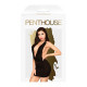 Мінісукня Penthouse Heart Rob L/XL Black, хомут, глибоке декольте, мініатюрні стрінги Мінісукня Penthouse Heart Rob L/XL Black, хомут, глибоке декольте, мініатюрні стрінги
