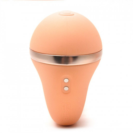 Вакуумний вібратор KISTOY Tina Mini Orange, вагінально-кліторальний Вакуумний вібратор KISTOY Tina Mini Orange, вагінально-кліторальний