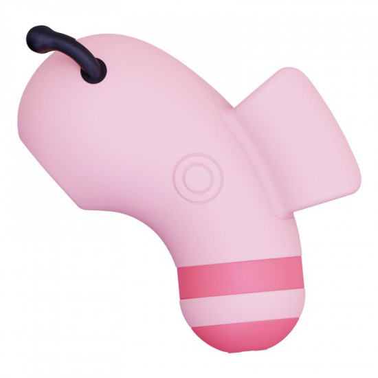 Вакуумний стимулятор із мікрострумами CuteVibe Beebe Pink, на палець Вакуумний стимулятор із мікрострумами CuteVibe Beebe Pink, на палець