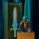 Вишуканий вібратор Knight Jenay FLOWERS & SWORD, маска, стрічка та лубрикант у комплекті Вишуканий вібратор Knight Jenay FLOWERS & SWORD, маска, стрічка та лубрикант у комплекті