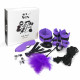 Набір БДСМ Art of Sex - Soft Touch BDSM Set, 9 предметів, Фіолетовий Набір БДСМ Art of Sex - Soft Touch BDSM Set, 9 предметів, Фіолетовий