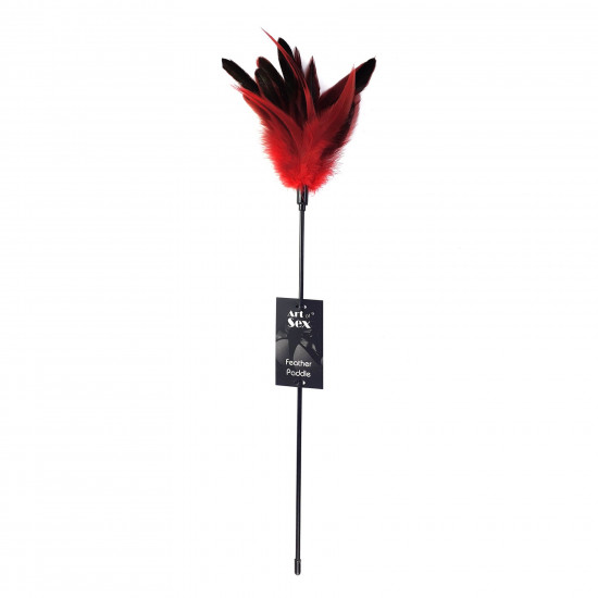 Лоскітка червона Art of Sex - Feather Paddle, перо молодого півня Лоскітка червона Art of Sex - Feather Paddle, перо молодого півня