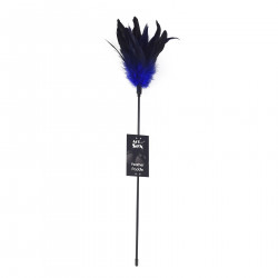 Лоскітка з пером півня Art of Sex – Feather Paddle, синя