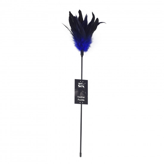 Лоскітка синя Art of Sex - Feather Paddle, перо молодого півня Лоскітка синя Art of Sex - Feather Paddle, перо молодого півня