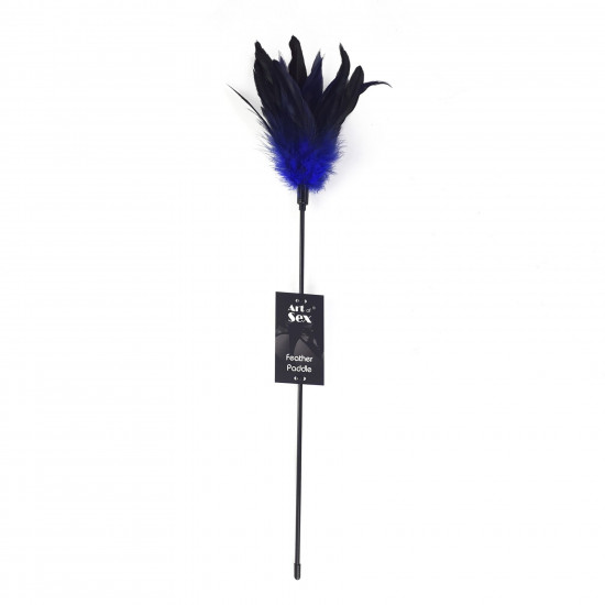 Лоскітка синя Art of Sex - Feather Paddle, перо молодого півня Лоскітка синя Art of Sex - Feather Paddle, перо молодого півня