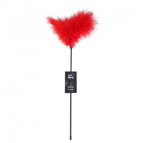 Лоскітка червона Art of Sex - Feather Paddle, перо молодого індика Лоскітка червона Art of Sex - Feather Paddle, перо молодого індика