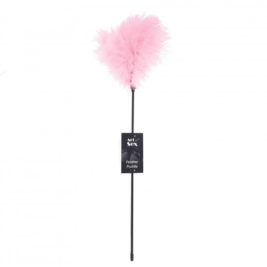 Лоскітка рожева Art of Sex - Feather Paddle, перо молодого індика Лоскітка рожева Art of Sex - Feather Paddle, перо молодого індика