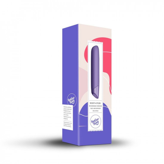 Вібратор SugarBoo Very Peri, 10 рівнів інтенсивності Вібратор SugarBoo Very Peri, 10 рівнів інтенсивності