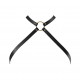 Портупея з екошкіри Bijoux Indiscrets MAZE — Cross Chest Harness Black Портупея з екошкіри Bijoux Indiscrets MAZE — Cross Chest Harness Black