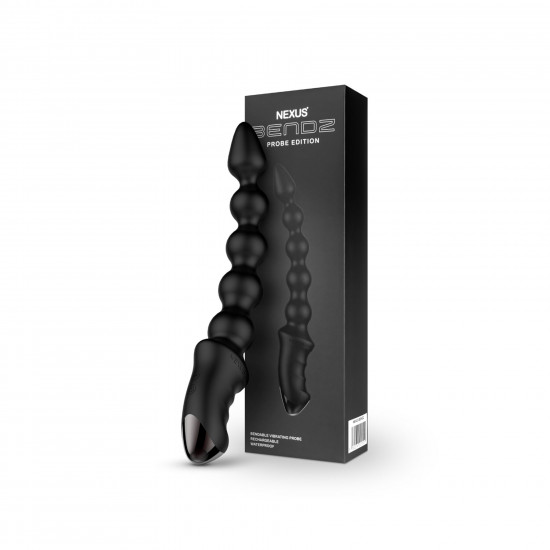 Анальний вібратор-намисто Nexus BENDZ Bendable Vibrator Probe Edition, ефект пам’яті форми Анальний вібратор-намисто Nexus BENDZ Bendable Vibrator Probe Edition, ефект пам’яті форми