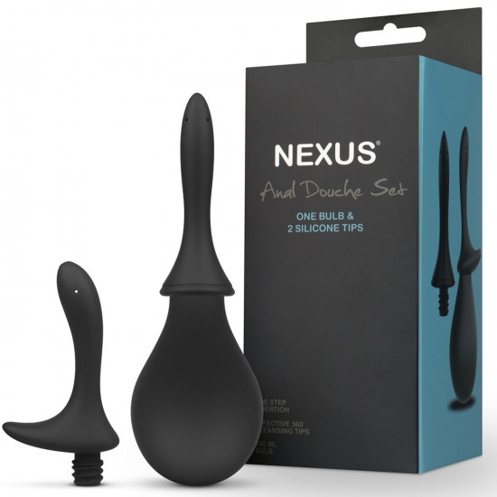 Анальний душ із двома насадками Nexus ANAL DOUCHE SET 260 ml Анальний душ із двома насадками Nexus ANAL DOUCHE SET 260 ml