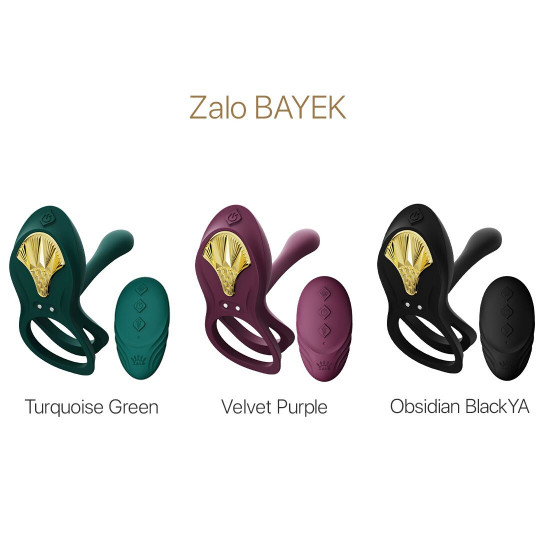 Смарт ерекційне кільце Zalo — BAYEK Velvet Purple, подвійне з ввідною частиною, пульт ДК Смарт ерекційне кільце Zalo — BAYEK Velvet Purple, подвійне з ввідною частиною, пульт ДК