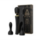 Вібромасажер з насадками Zalo — Kyro Wand Obsidian Black Вібромасажер з насадками Zalo — Kyro Wand Obsidian Black