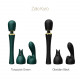 Вібромасажер з насадками Zalo — Kyro Wand Obsidian Black Вібромасажер з насадками Zalo — Kyro Wand Obsidian Black