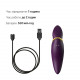 Вібратор 2в1 з язичком Zalo — Hero Twilight Purple, кристал Swarovski Вібратор 2в1 з язичком Zalo — Hero Twilight Purple, кристал Swarovski