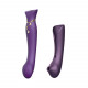 Смартвібратор 3в1 Zalo — Queen Twilight Purple, пульсівна перлина та вакуум, кристал Swarovski Смартвібратор 3в1 Zalo — Queen Twilight Purple, пульсівна перлина та вакуум, кристал Swarovski